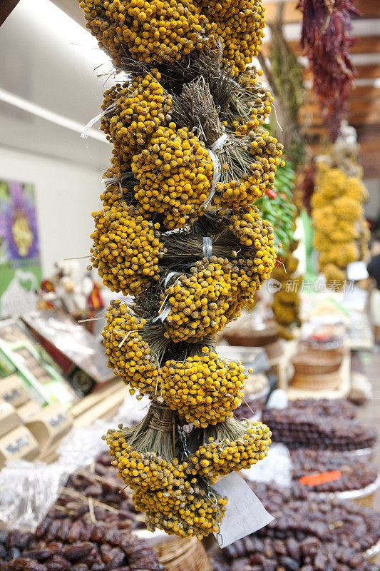 葡萄牙马德拉，Funchal 'Mercado dos Lavradores'市场大厅